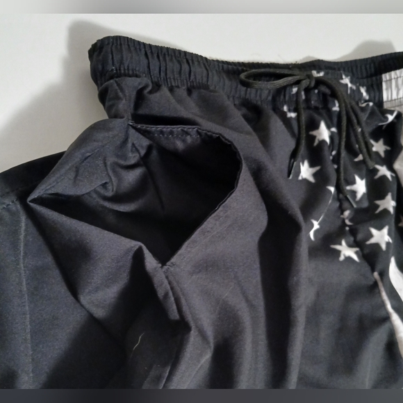 Men's American Flag Swim Trunks - Picture 8 of 11